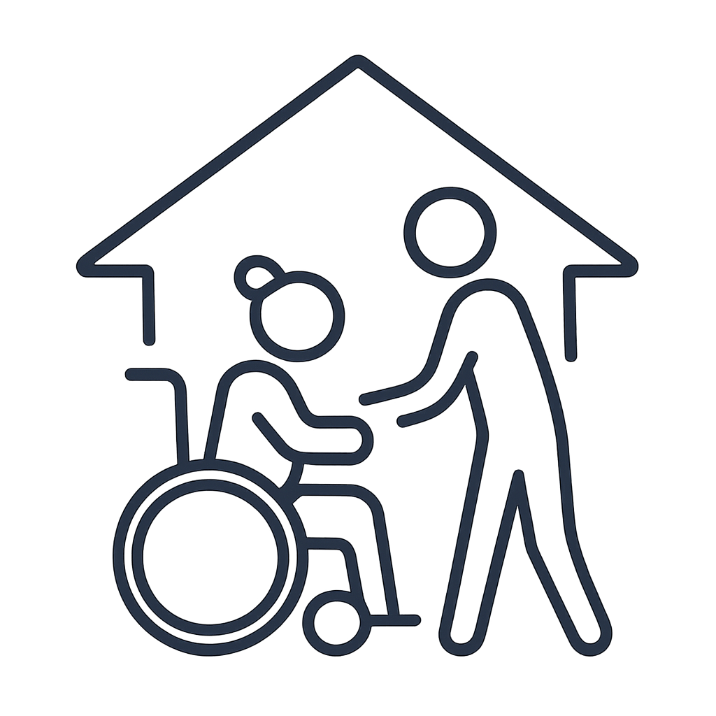 * The gesture indicates the assistance and protection the man is providing to the woman on his left. * The illustration is...